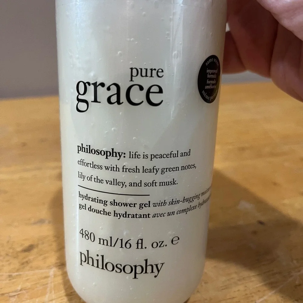 Philosophy‎ Pure Grace Hydrating Shower Gel Shampoo Bubble Bath 16oz New